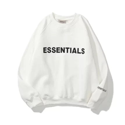 essentials sweatshirt white